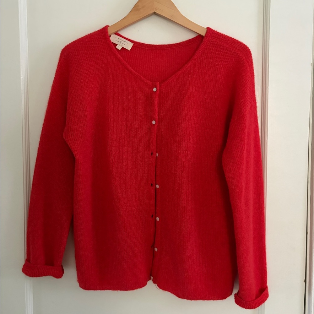 Sézane | Gaspard Cardigan in Red, size M
